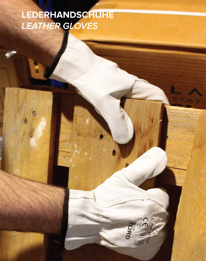 Lacuna leather gloves de/en