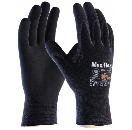 ATG Glove Maxiflex Cut Kevlar Palm Coated