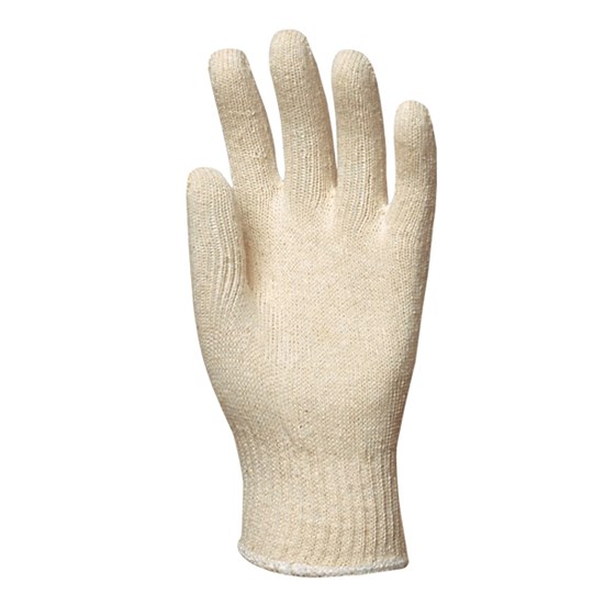 Cotton glove, knitted size 10