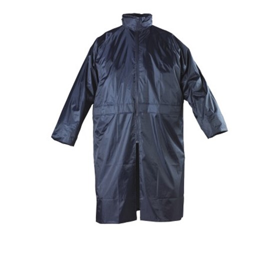 KISHA - poliamid coat blue