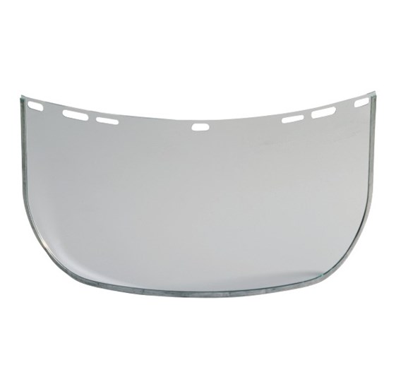 Vizir z aluminijastim robom