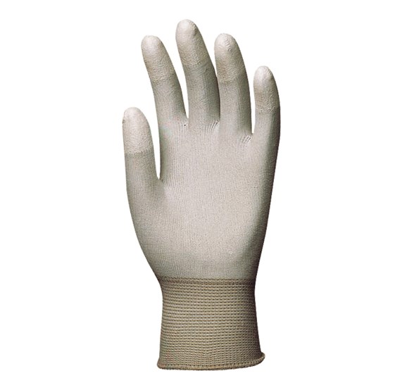 Rukavica poliamid, prsti obloženi bijelim poliuretanom, vel. 8