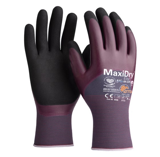 ATG Glove MaxiDry Elite 3/4 Coated size 11