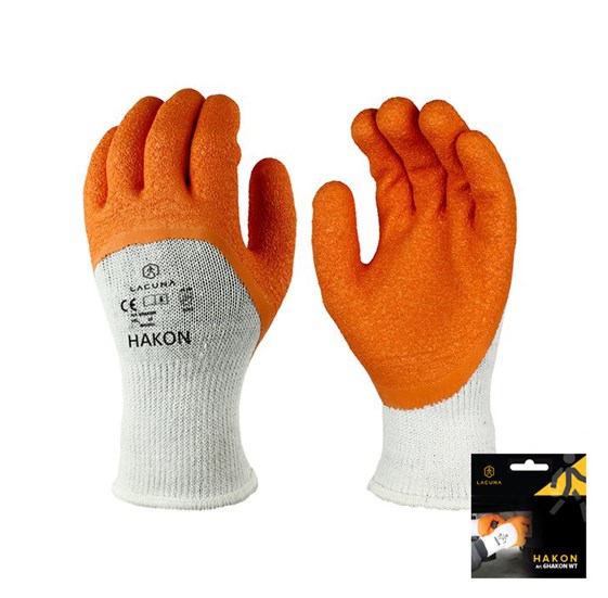 Glove with latex coating HAKON size 10