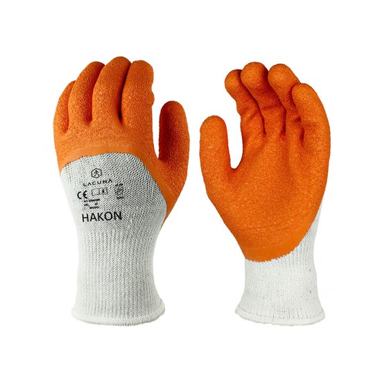 Glove with latex coating HAKON size 10