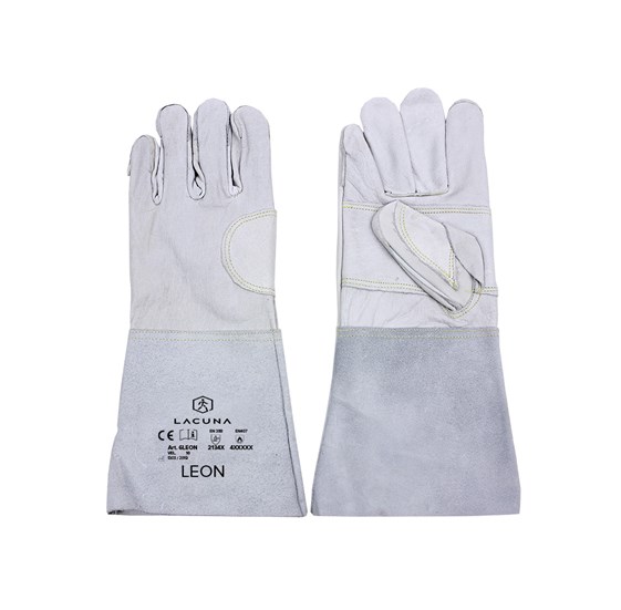 Long lether glove LEON