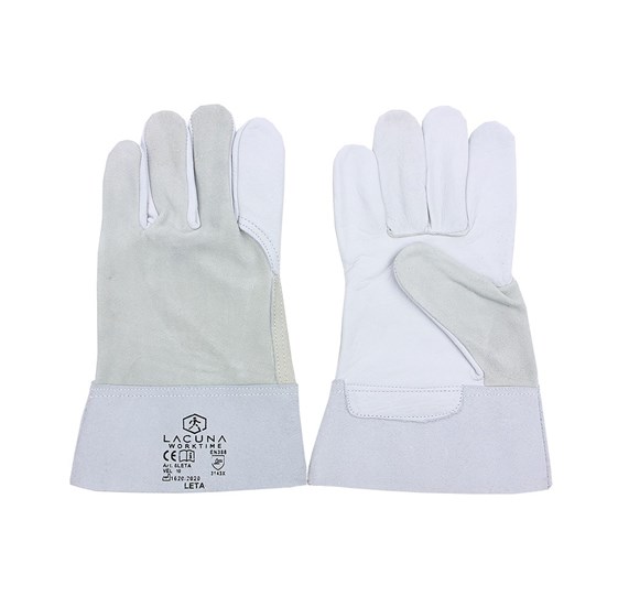 Leather short glove LETA