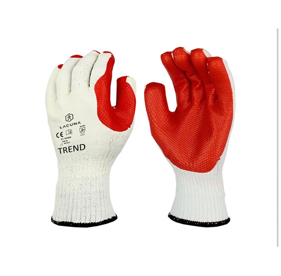 Glove with latex coating TREND size 10