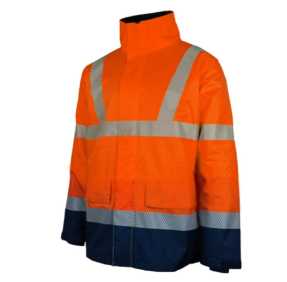 Odsevna zaščitna parka ATRIA Hi-Viz oranžna