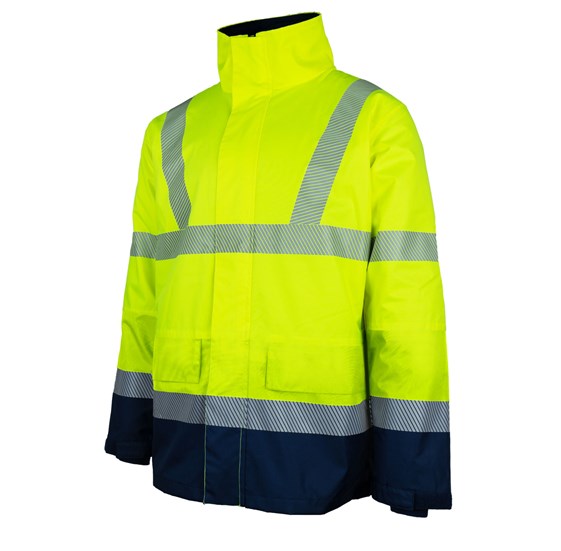 Odsevna zaščitna parka ATRIA Hi-Viz rumena