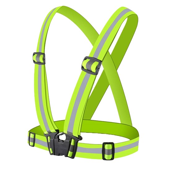 Odsevni naramni trakovi AVIOR rumena