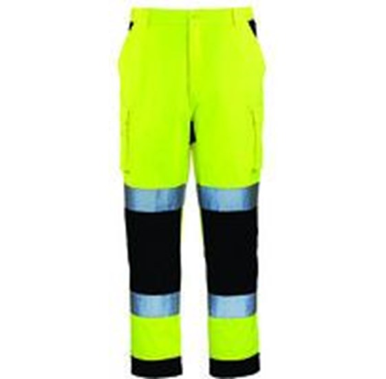 Signalizirajuće zaštitne Hi-viz hlače PATROL žuto/plave