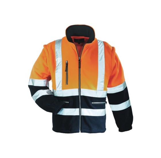 Odsevna zaščitna jakna STATION Hi-Viz oranžna