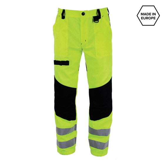 Odsevne hlače SPEKTAR Hi-Viz rumene