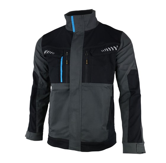 Work jacket BERGEN FLEX grey