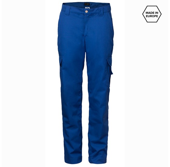 Work Trousers CARGO royal blue