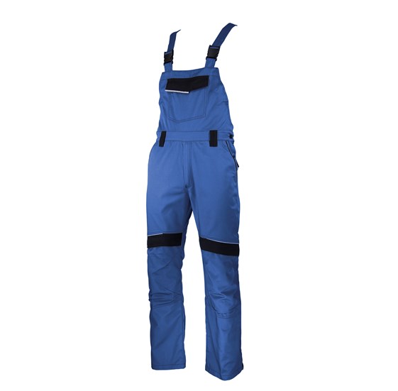 Work Bib & Brace GREENLAND royal blue-blac
