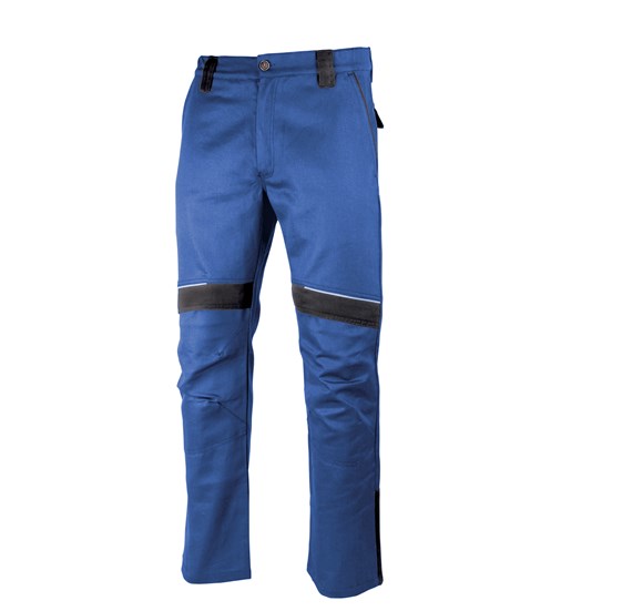 Work trousers GREENLAND royal blue-black
