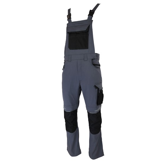 Work Bib & Brace PACIFIC FLEX grey