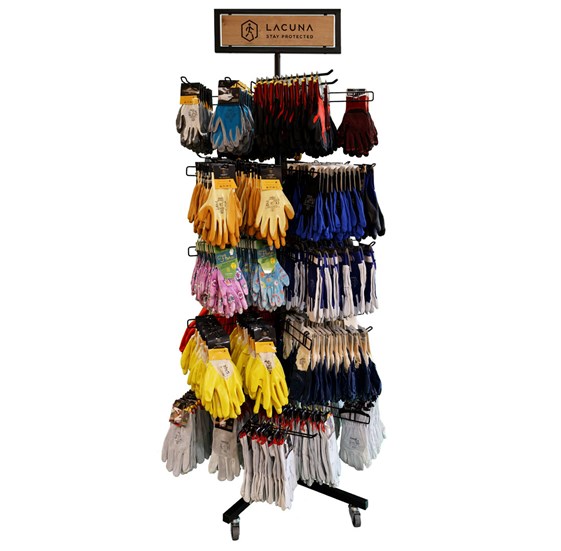 Rotating Metal Display Stand for gloves OTIS