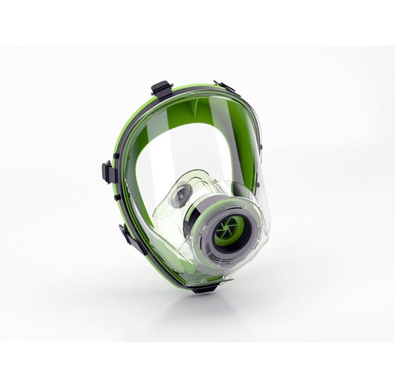 Full face silicon mask for one filter size S