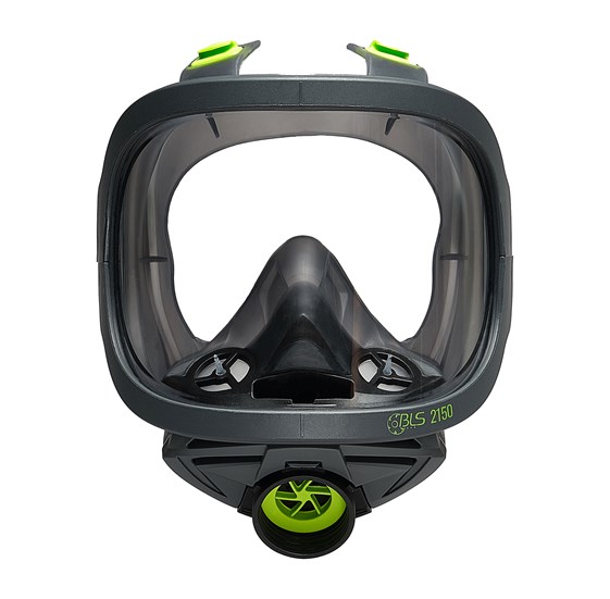 Thermoplastic full face with one filter