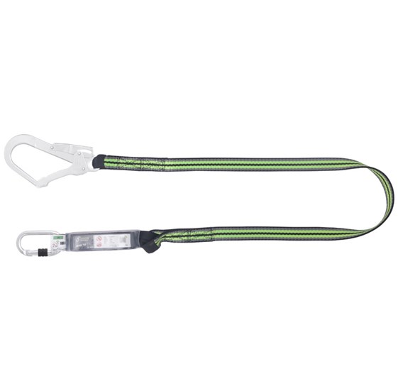Energy absorbing webbing lanyard 1.80 mtr
