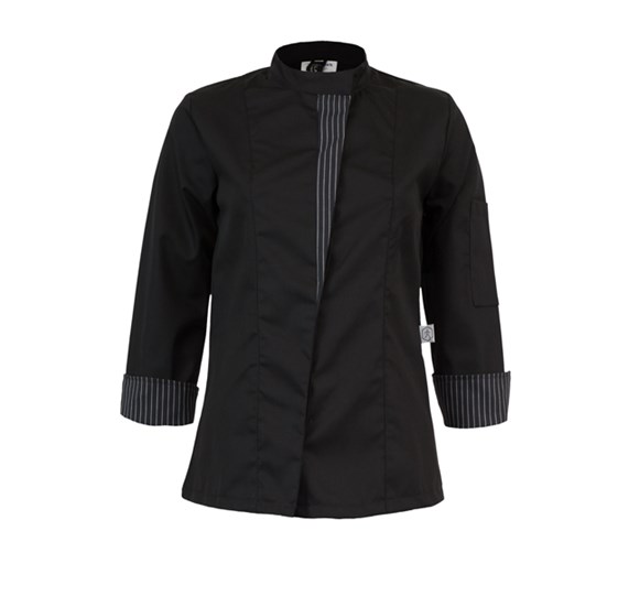Chef's blouse women ADRIATIC black