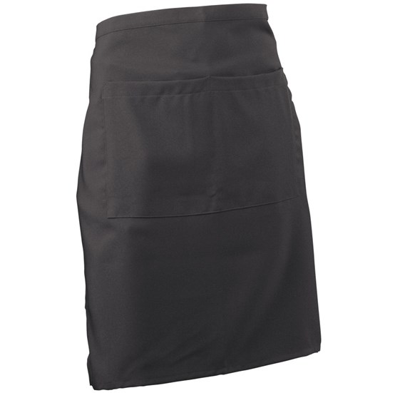 Apron for waiters short, black