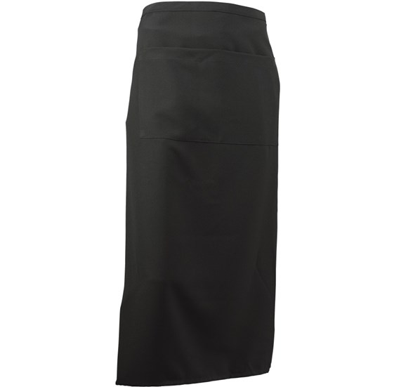 Apron for waiters long black