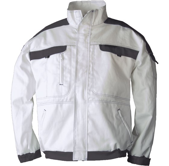 Radna jakna COOL TREND bijelo/siva