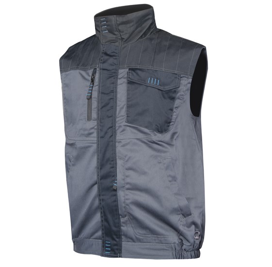 Radni prsluk 4TECH sivo-crni