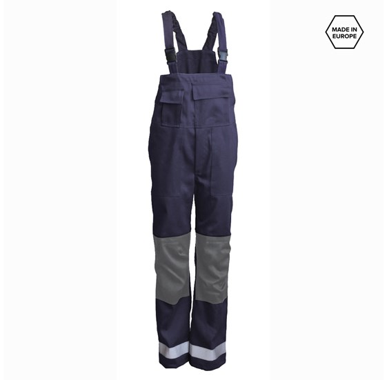 Protective Work Bib & Brace MERU navy
