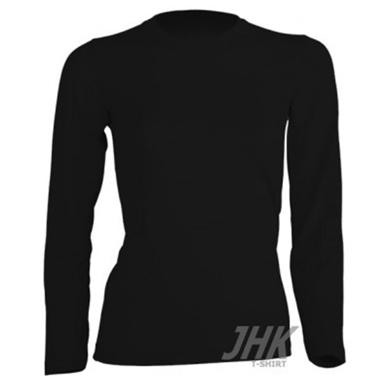 Women's T-shirt long sleeve black