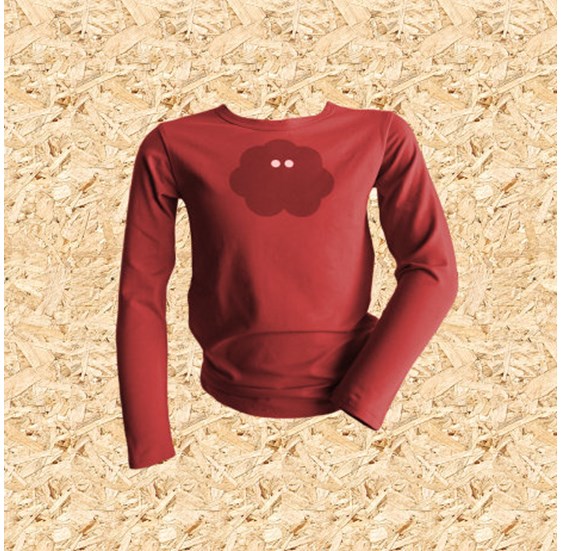 Dječja majica UV MINI PITONKA cigla crvena