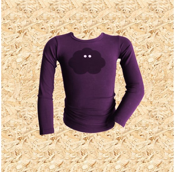 Dječja majica UV MINI PITONKA ljubičasta